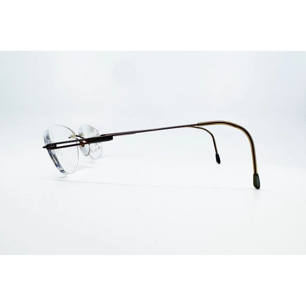 Silhouette Eyeglasses Unisex Brown Titan Rimless 7554 40 6056 140
